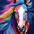  Colorful Horse Head